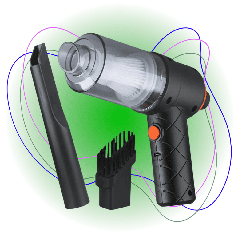 Aspirador Portátil - Compacto, Poderoso e Sempre à Mão!