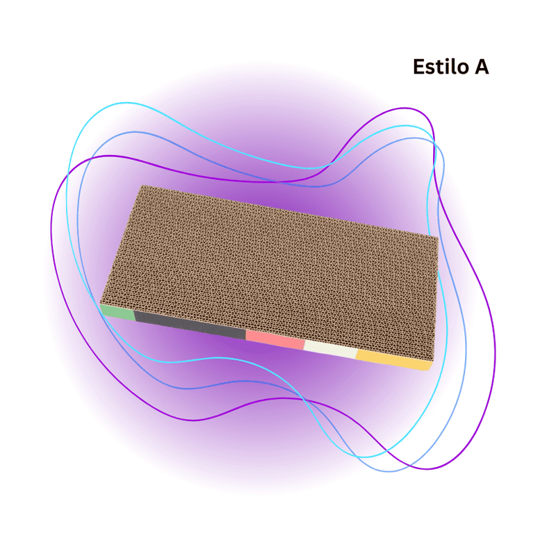 Arranhador Ondulado para Gatos - Durável e Funcional
