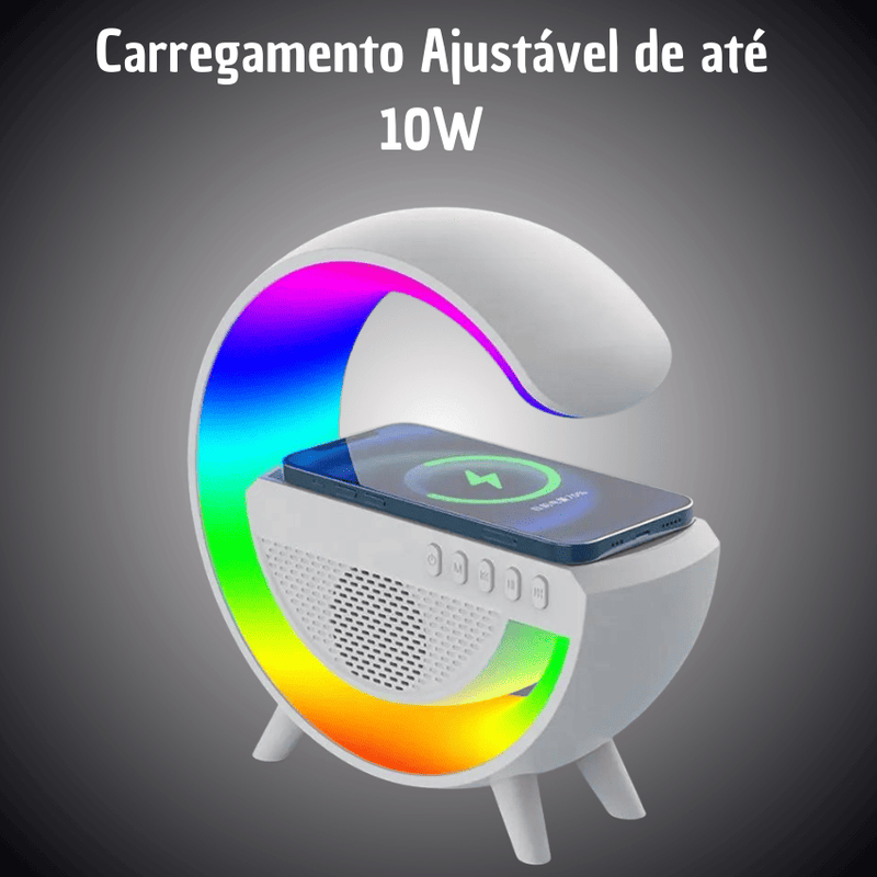 Caixa de Som G-Speaker com Carregador Sem Fio