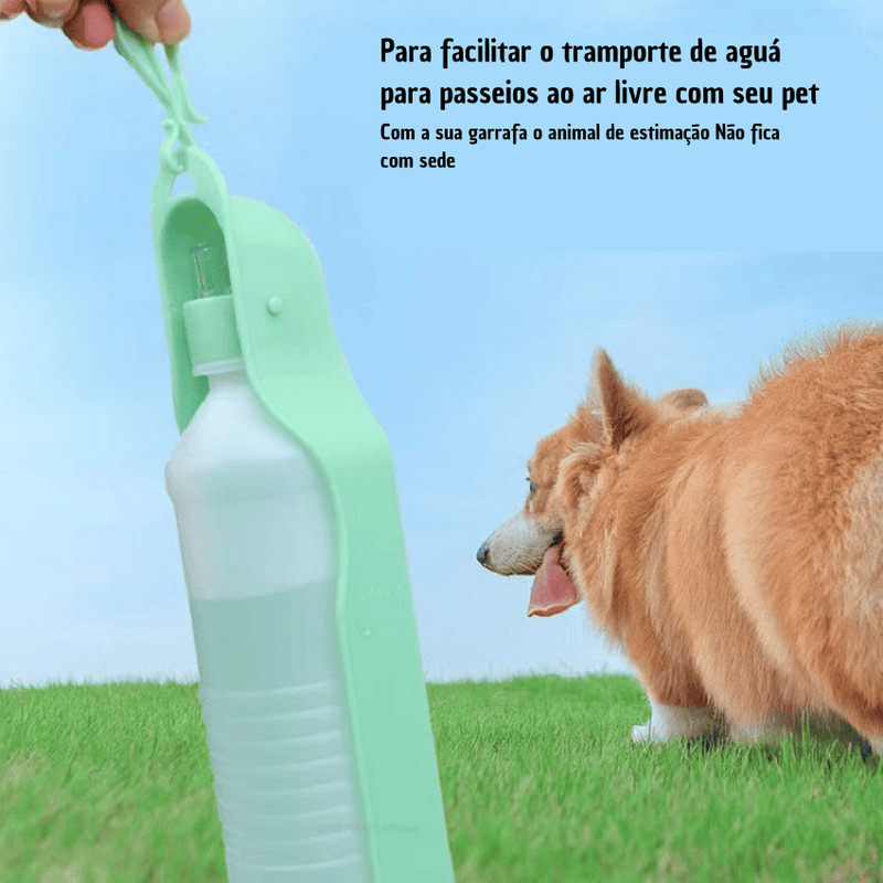 Garrafa Portátil para Água para Pets - 250ml/500ml