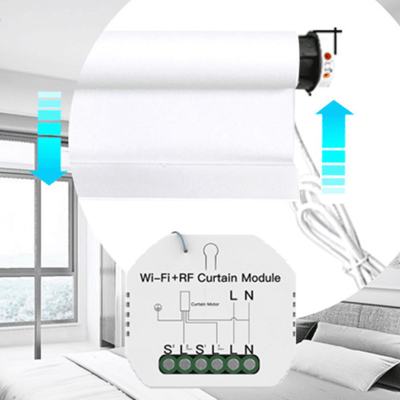 Motor Tubular Inteligente 25mm Wi-Fi para Persianas e Cortinas