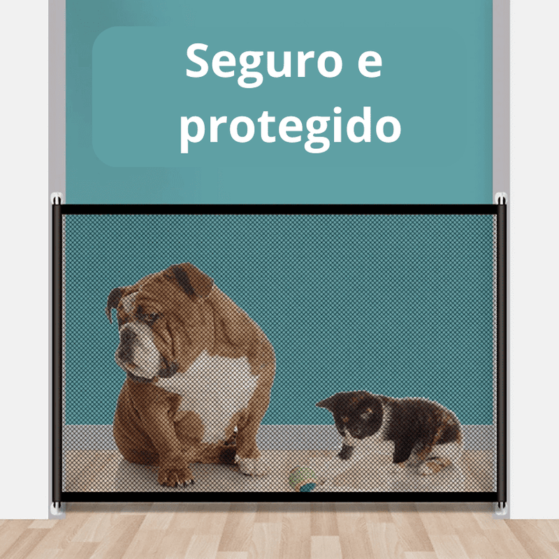 Portão de Segurança em Malha para Cães