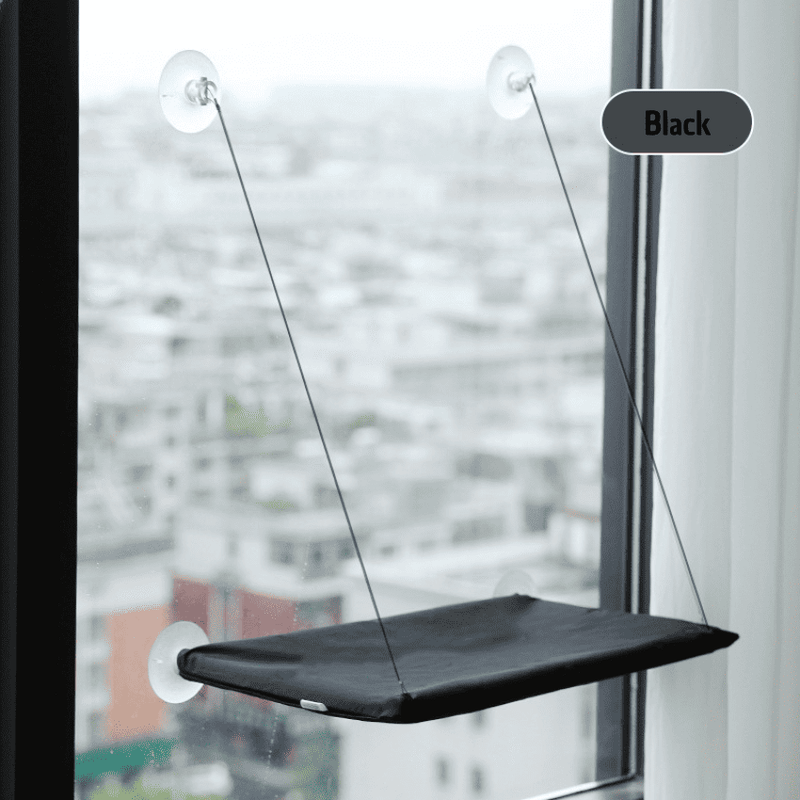 Cama Suspensa para Gatos - Rede de Janela com Ventosas e Suporte de até 20kg