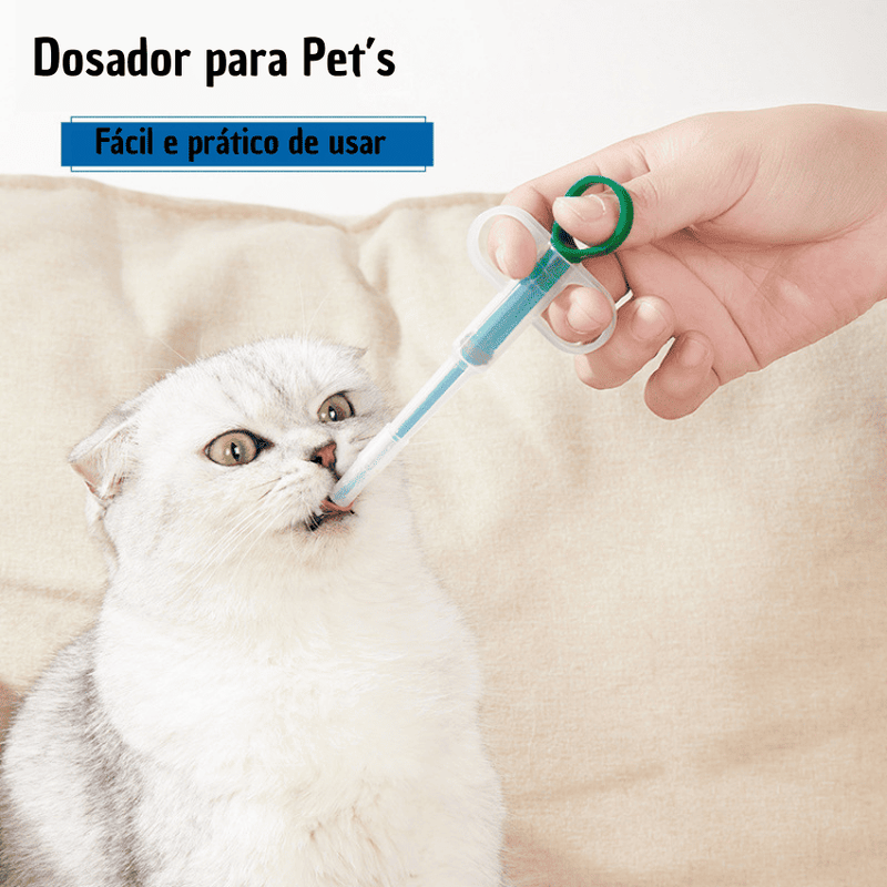 Dosador de Medicamentos para Pets