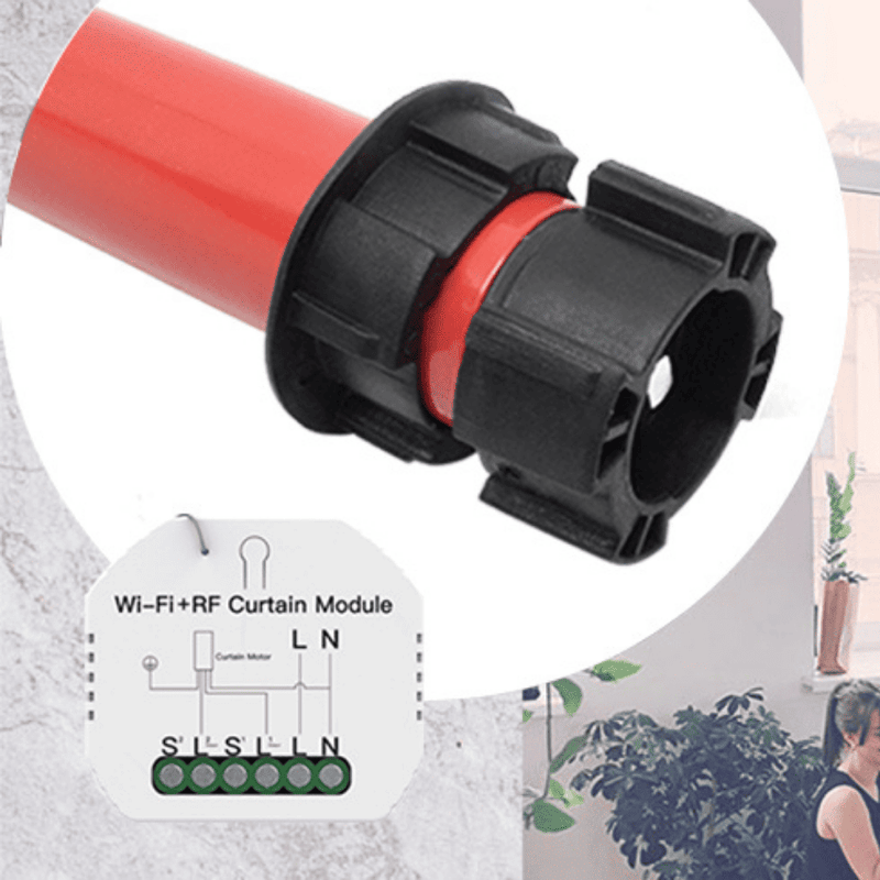 Motor Tubular Inteligente 25mm Wi-Fi para Persianas e Cortinas